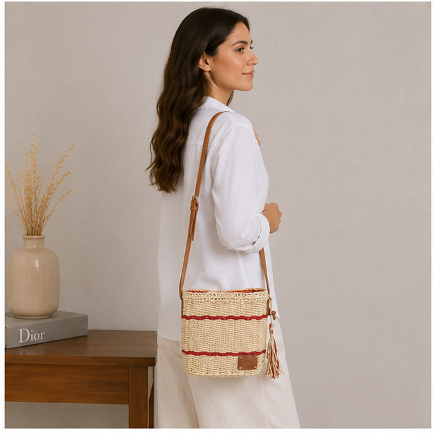 Sac bandoulière rouge