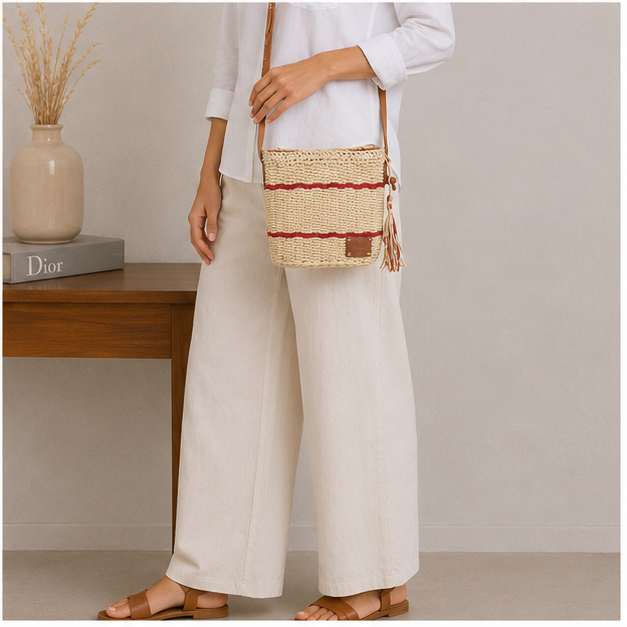 Sac bandoulière rouge