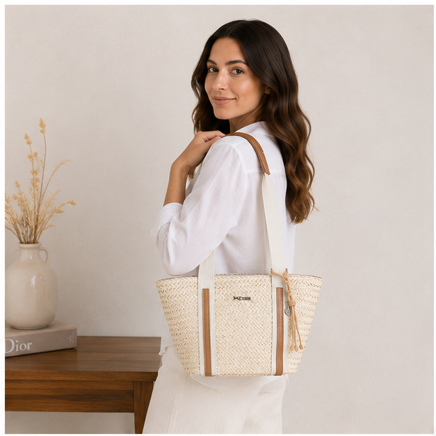 Sac cabas marron