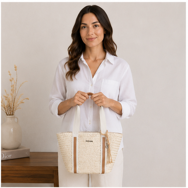 Sac cabas marron