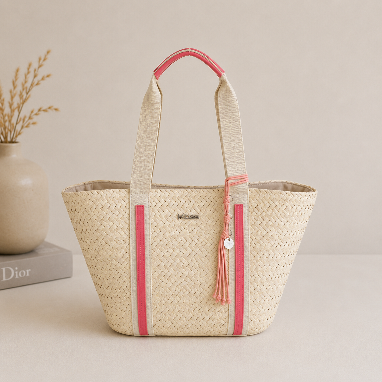 Sac cabas rose