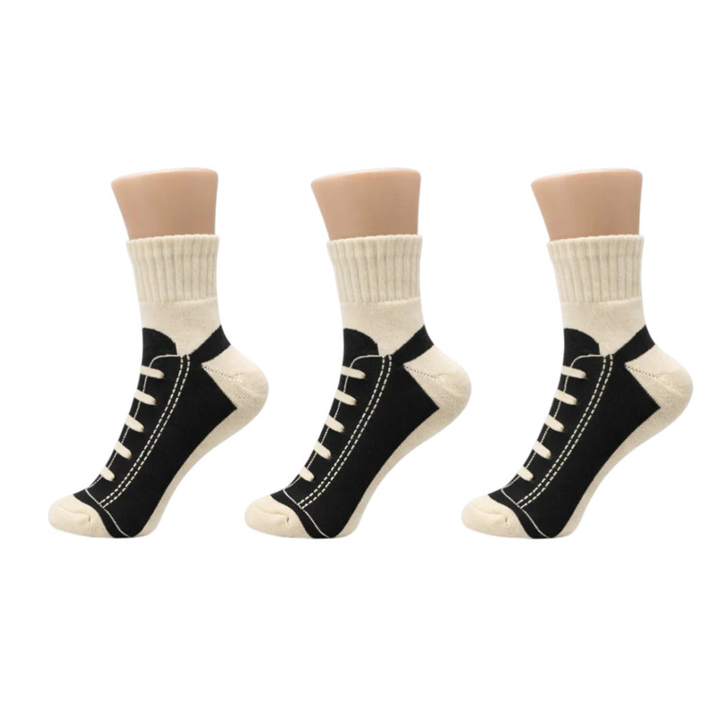 Lot de 3 paires de chaussettes Canvas Gris Foncé Adulte