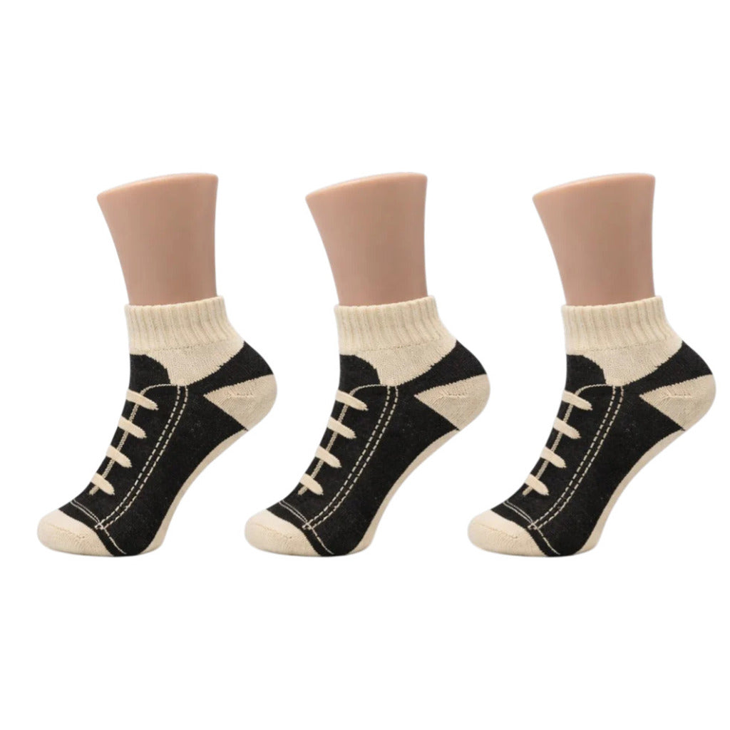 Lot de 3 paires de chaussettes Canvas Gris Enfants