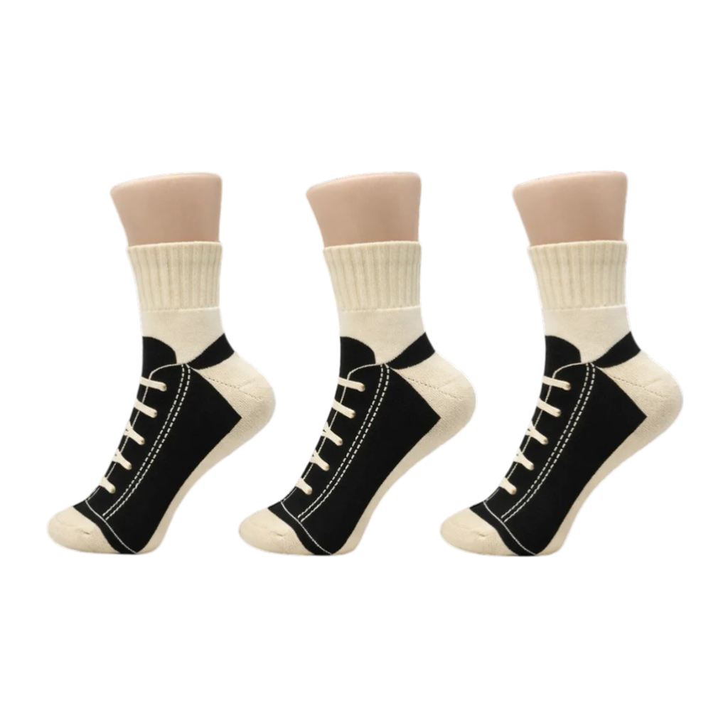 Lot de 3 paires de chaussettes Canvas Noir Adulte