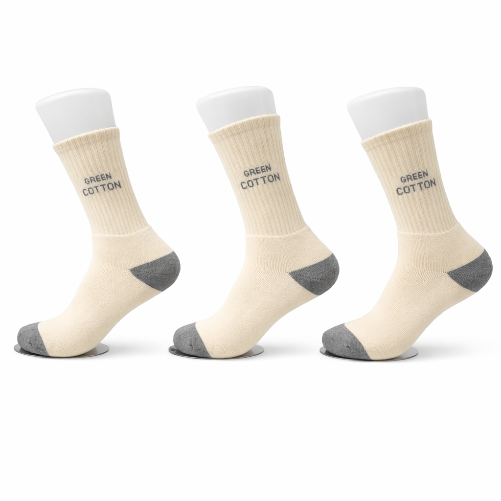 Lot de 3 paires de  chaussettes longues Gris clair