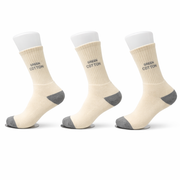 Lot de 3 paires de  chaussettes longues Gris clair