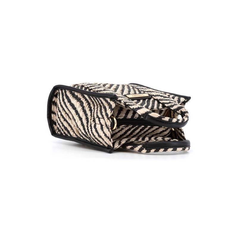 Sac zébré en osier