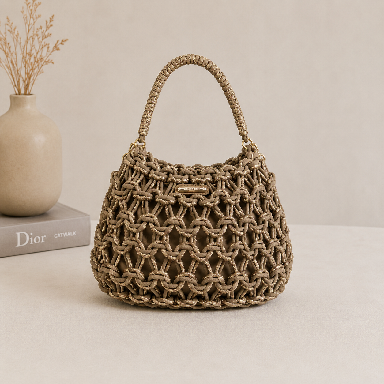 Sac à main cordes brillantes