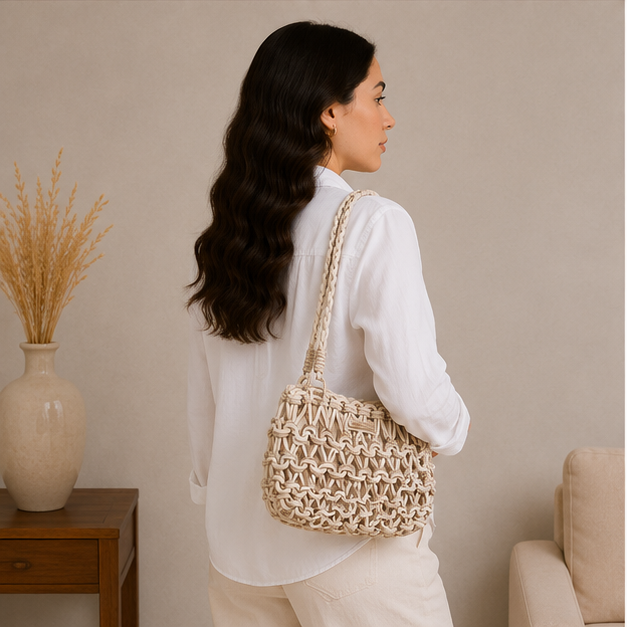 Sac à main corde