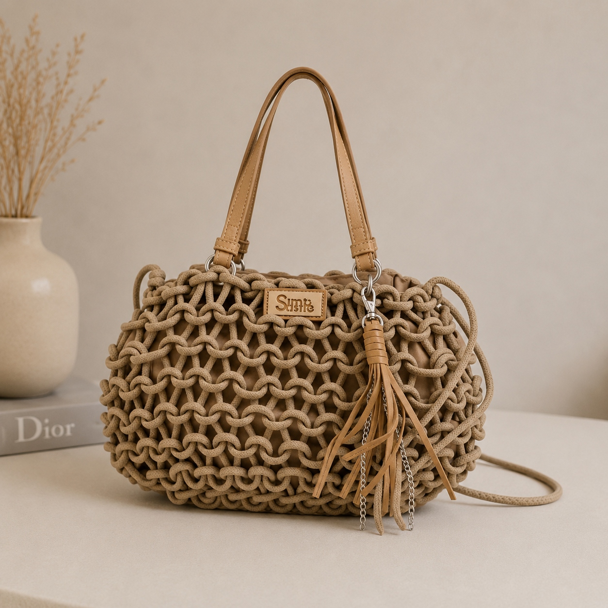 Sac à main corde naturelle