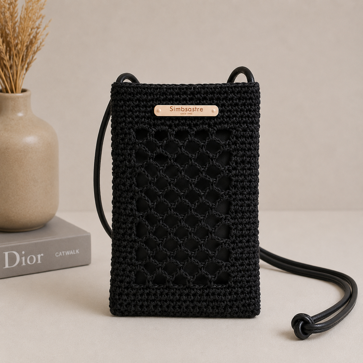 Porte téléphone Noir