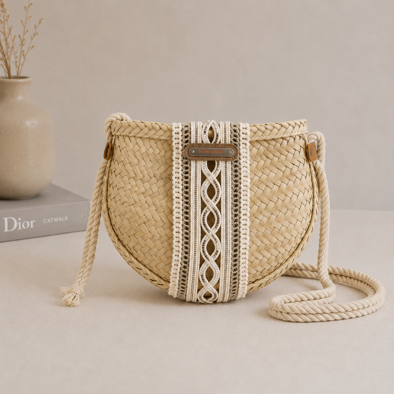 Sac à main osier bambou