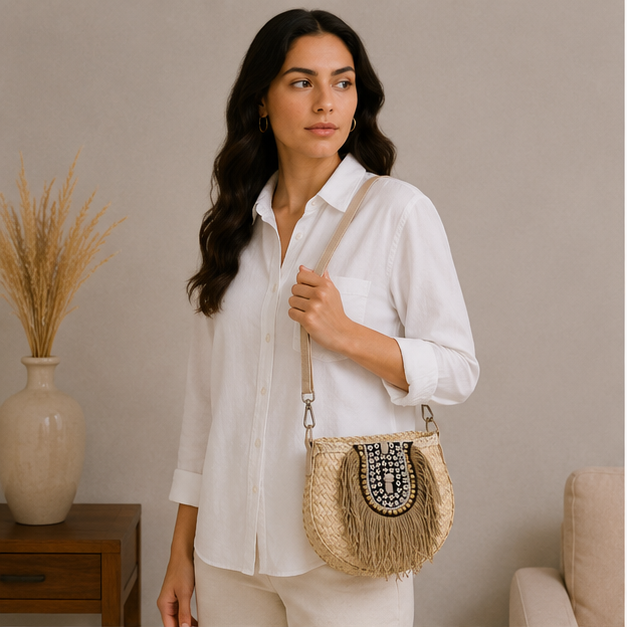 Sac à main bambou