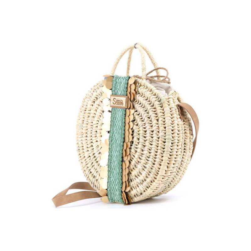 Sac à main rond en osier