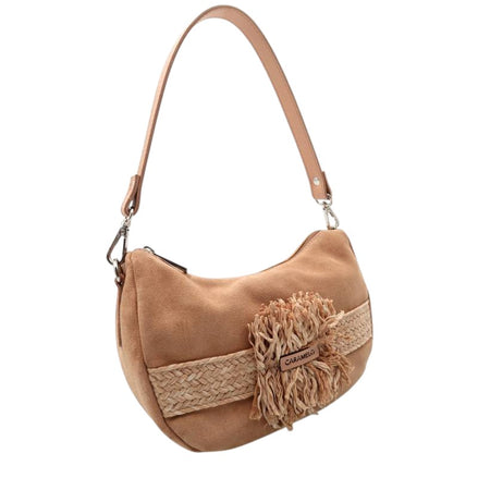 Sac bandoulière camel