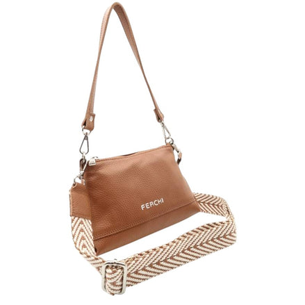 Sac à main en cuir marron