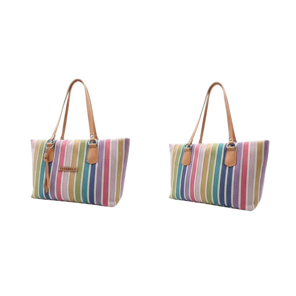 Sac à lanières multicolore