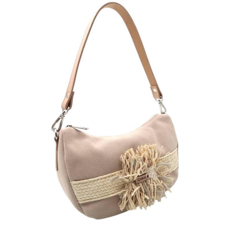 Sac bandoulière beige