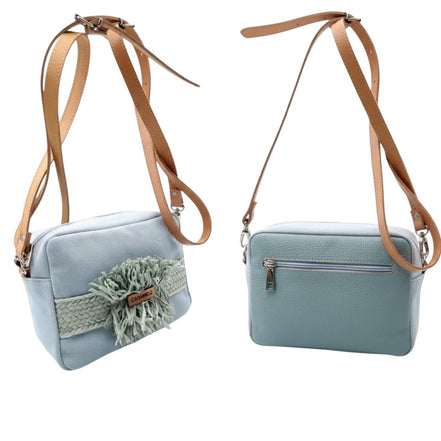 Sac bandoulière bleu ciel