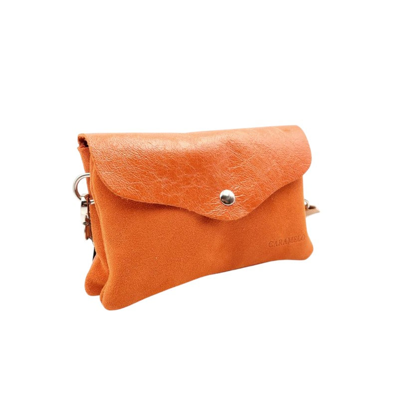 Sac en cuir orange