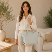 Sac en cuir vert