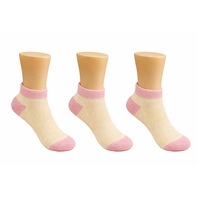 Lot de 3 Chaussettes courte Rose
