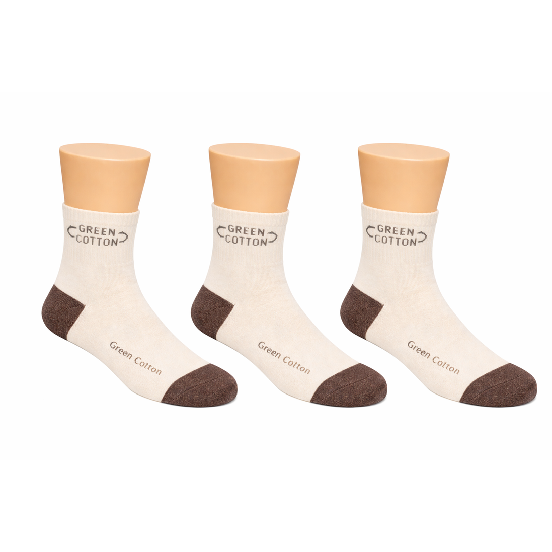 Lot de 3 Chaussettes Moyenne Marron