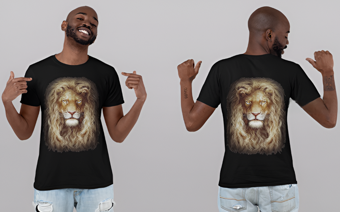 T-shirt Adulte Lion sage