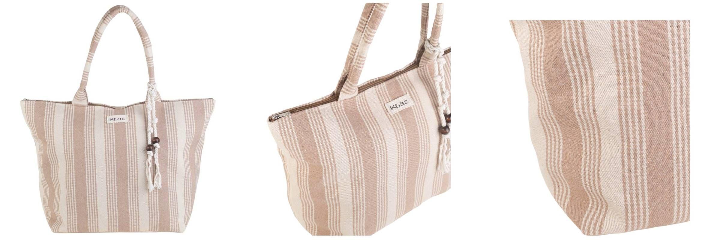 Cabas coton beige
