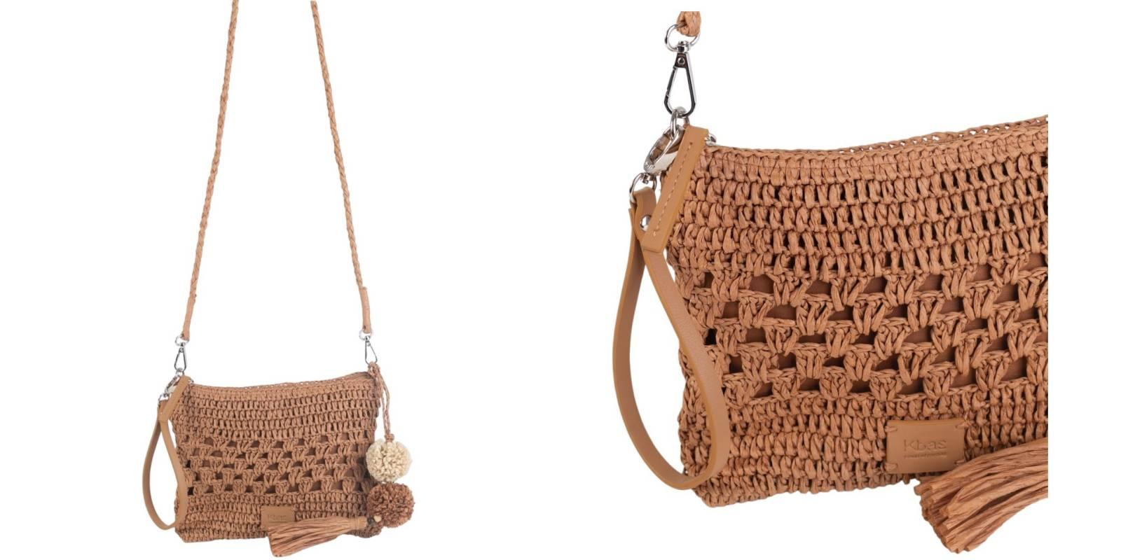 Pochette bandoulière marron
