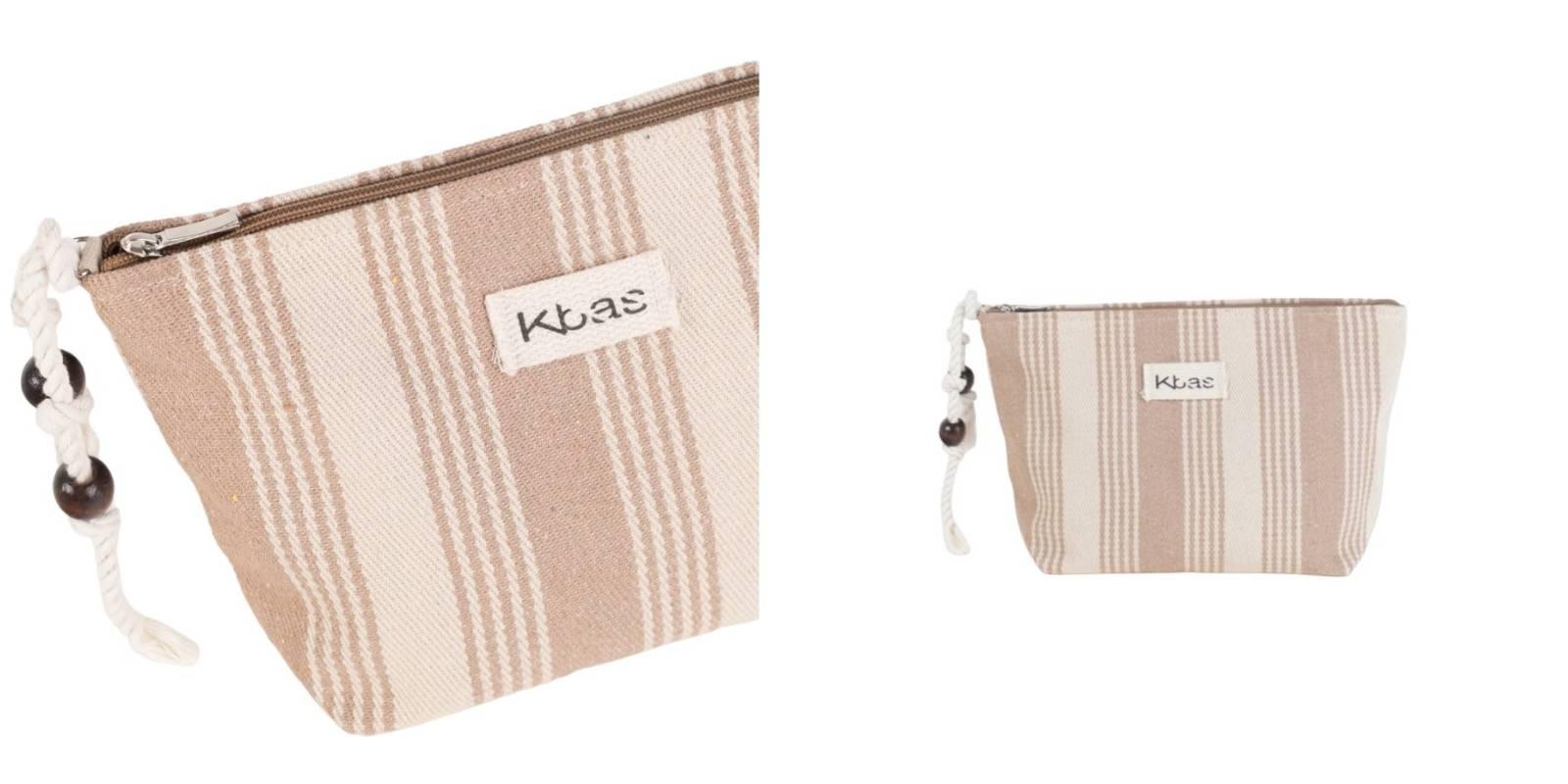 Pochette coton beige