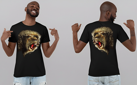 T-Shirt Adulte Lion Râleur