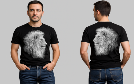 T-shirt Adulte Lion
