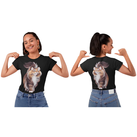 T-shirt Adulte Chat Mainecoon