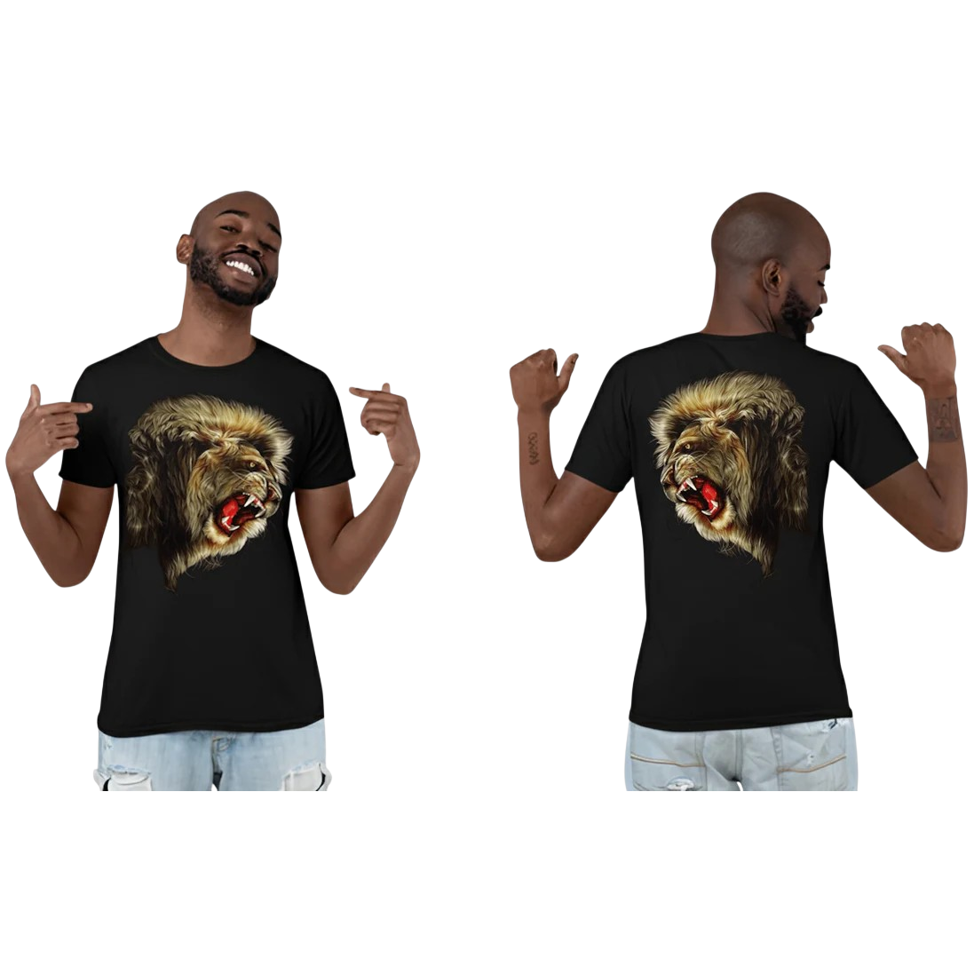 T-Shirt Adulte Lion Râleur