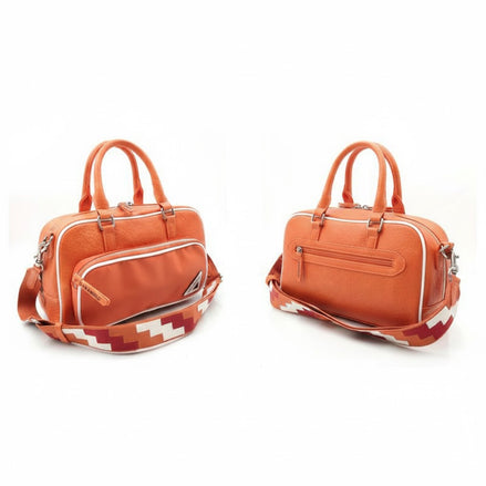 Sac en cuir orange