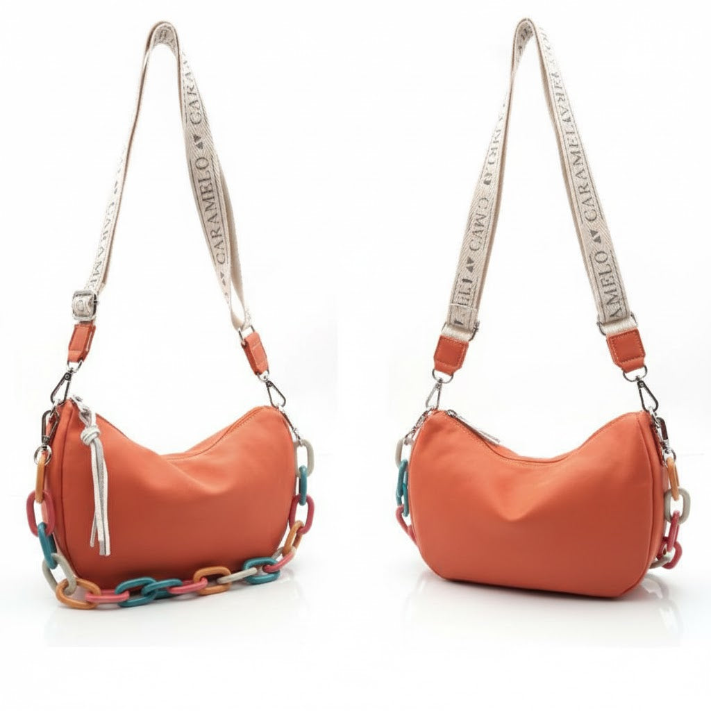 Sacoche à bandoulière orange